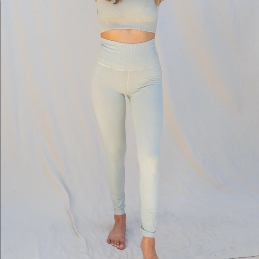 Free People Movement Good Karma Legging in Sea Glass
